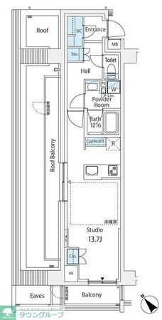 オープンレジデンシア和光フロントの物件間取画像